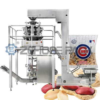 China Multihead Weighing Vertical Granule Automatic Packing Machine Peanut Nut Pistachio Bean Rice for sale