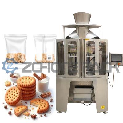 China Multihead Verticale Verpakkingsmachine Koekjes, aardappelchips, garnalenchips, vleesgeknepen Te koop