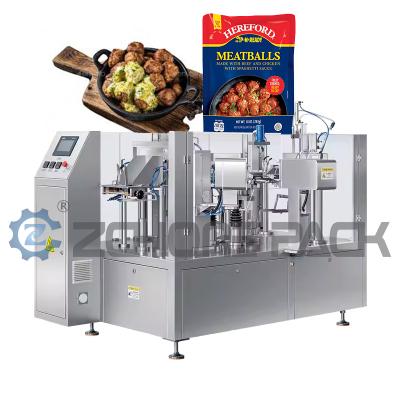 China Meat Products Bagged Automatic Packaging Machine Under Material Sealing Vacuum Nitrogen for sale