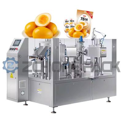 China Snacks Meat Food Packaging Machine Vacuum Nitrogen Filling Dual Aterial Solid Liquid Powder for sale