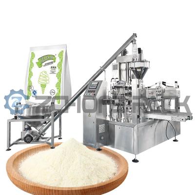 China Máquina automática de enchimento de pó Máquina automática de embalagem de alimentos Embalagem de pó à venda