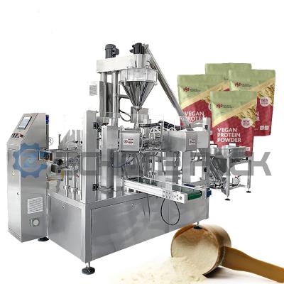 Chine Machine d'emballage de poudre de lait poudre de protéine poudre d'épices assaisonnement de sachet à vendre