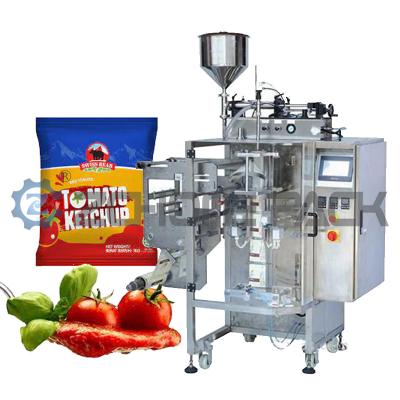 China Bag Roll Film Paste Liquid Emulsion Drink Juice Sauce Milk Honey Chili Sauce Olive Oil Packaging Machine for sale