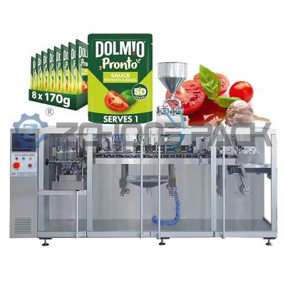 China Horizontal Packaging Machine Shaped Bag Sachet Liquid Multi-station Packaging Equipment for sale