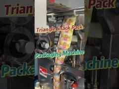 Triangle Bag Snack Packaging Machine Vertical Roll Film Automatic Granule Food Packaging Machine