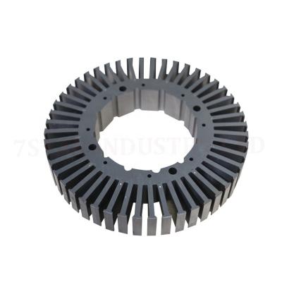 China Silicon Steel 48P Laminated Silicon Steel Industrial Fan Motor Stator Core OD 220mm for sale