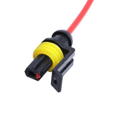 China Automotive DJ7011-1.5-21 HID Wire 282079-1 Waterproof Harness Connector With 15cm Wire UL1015 for sale