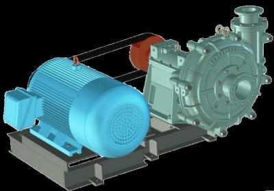 China Low Abrasion Horizontal Slurry Pump , 160kw Slurry Handling Pumps 150ZBD-630 for sale