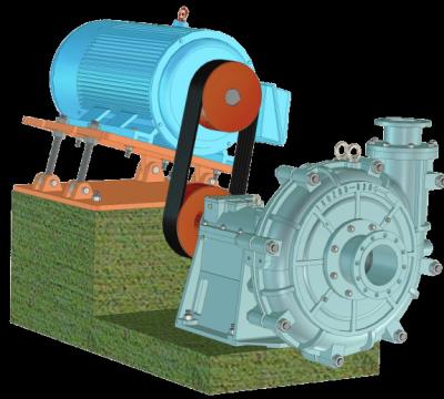 China Hydraulic 1480r/Min 55kw Centrifugal Slurry Pump 100ZBQ-315 for sale