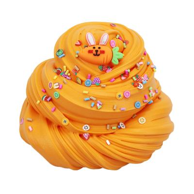 China Toy Amazon Hot Selling 6pack Fruit Soft Cake Mud Kit 6 Color Cotton Fluffy Mud For Sale for sale