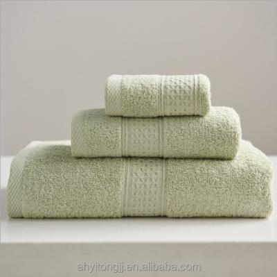 China Low Moq Towels-3Piece Cotton Towels-3Piece Extra Large Candy Safe/Luxury Premium Premium Bathroom, Spa/Hotel Quality Towel Set (Light Green) for sale