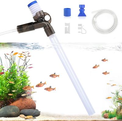 China Viable Expandable Pipe Kit Tool With 2 Expandable Hose Vacuum Cleaner Gravel Scraper Aquarium Water Flow Controller Glass Clamp for sale