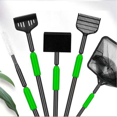 China Viable clean all kinds of dust and algae stains in the 5-in-1 Aquarium Fish Tank Cleaning Tools Adjustable Clean Kit 5 for sale