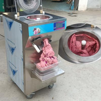 China Snack Factory Fresh Fruit Vertical Continuous Batch Churner/Air Cream Ice Cream Freezer/Hard Ice Cream Batch Freezer with CE ETL for sale