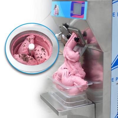 China Snack Factory Italian Fruit Gelato Vertical Batch Ice Cream Freezer/Vertical Hard Fruit Ice Cream Machine/Italian Ice Cream With CE ETL for sale