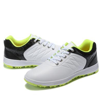 China 2020 New Sports Golf Breathable Waterproof Shoe Men's Spikeless/Anti-Slip Wear-resistant Breathable Shoes Golf Shoe for sale