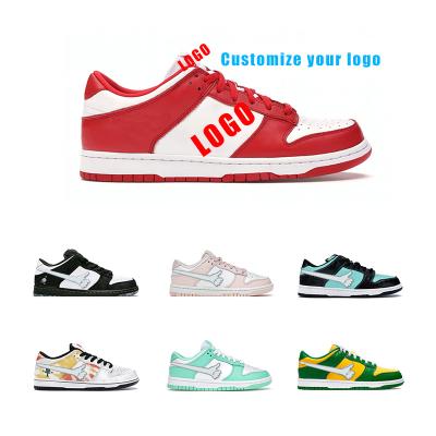 China Vintage Designer Custom Wholesale Manufacturer High Quality Genuine Leather Low Dip Customized SBDUNK Men Basketball Shoes for sale