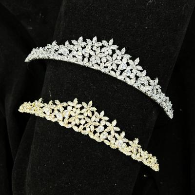 China Wedding Tiara Headband Bridal Wedding Princess Tiara Beauty Pageant Elegant Princess custom crowns for girls for sale