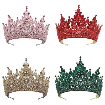 China Wedding Tiara Crown New Design Handmade Tiaras Crystal Crowns Wedding Tiara Bridal For Women for sale