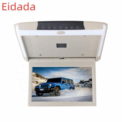 China Eidada Cheap Factory-1288MFD 11.6/12 Inch Car Stereo Flip Down Roof Mount Car Ceiling TV Monitor With MP5 VCR Mirror Link for sale