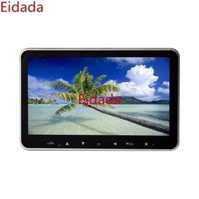 China FM Transmit Eidada 10.1 Inch Ultra Slim 1080P Car Headrest Mp5 Player With Touch Button USB TF AV In FM for sale