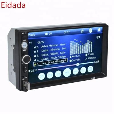 China Mirror Link 7010B 7 Inch MP5 Car Stereo Radio Video Player With AUX Mirror Link SD FM / USB Touch Screen. inside for sale