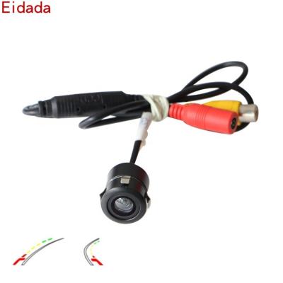 China Line Version 12V 7070 Chip Dynamic Trajectory Moving Guide Camera Car Reverse Backup Rear View Night Camera for sale