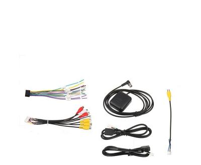 China Stable For Universal 2 Din Video MP5 Player Dual Gps Navigation Power 7 RCA Gps Dual USB Power Cable for sale