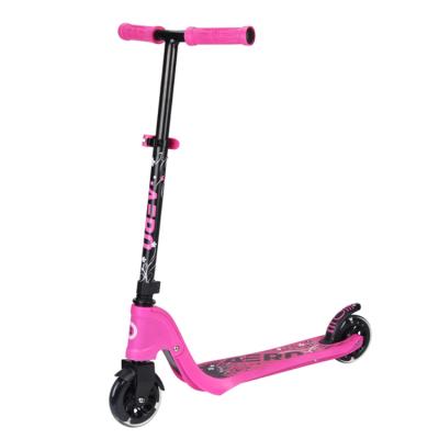 China Kick And Roll Aero Mobility Wholesale Pink Color Girls Adjustable Two Wheels Kick Scooters For Kids for sale