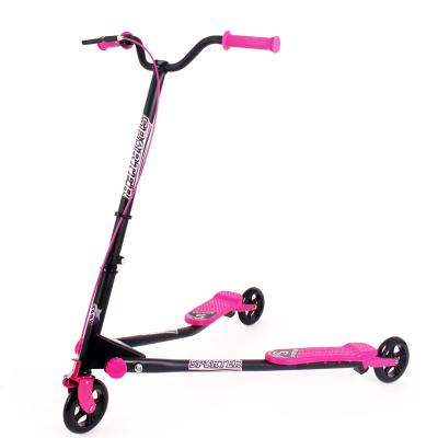 China Polyurethane Teens Sporter Scooter 145mm Wheel 10+Years Flickers Steel Frame Foldable 3wheels Scooters For Girls for sale