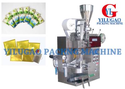 China Pulling / Feeding Liquid / Powder / Tea Packing Machine With 4 Sides Sealing for sale