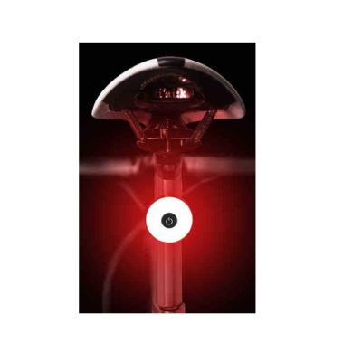 China 220mah USB Rechargeable 3w Helmet Red Led Bicycle Tail Light NIA-BR1 for sale