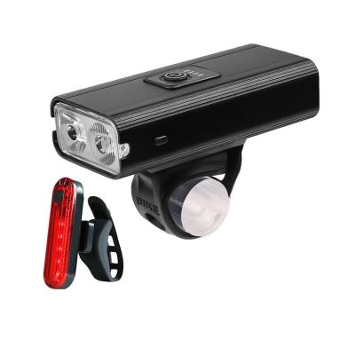 China 3 in 1 xml 1300lm 2 multifunctional USB rechargeable led bicycle lights for sale NIA-B8 for sale