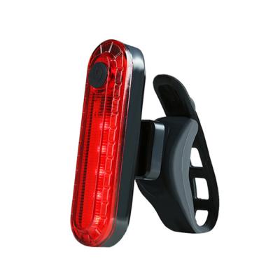 China 330mah Built In Battery NIA-BR3 USB Rechargeable Red Led Bike Rear Light for sale