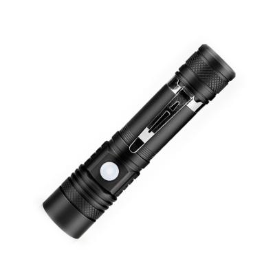 China Emergency Mini 10w XML T6 Led Zoom Function USB Rechargeable Flashlight for sale