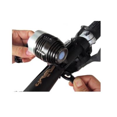 China Rechargeable 18650 Hard Anodization xml T6 Led Bicycle Headlight 8.4V/4000mah for sale