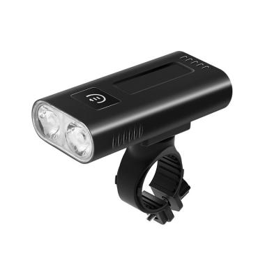 China High Bright Even 2*XML USB Rechargeable Led Bicycle Light 3000 Lumen NIA-B5 for sale