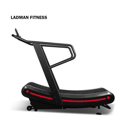 China Ladman Best Curved Commercial Fitness Treadmill Create Your Own Treadmill Training Experience With Unlimited for sale