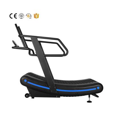 China Best Commercial Wholesale Self Powered Curved Manual Treadmill Adjusting Belt Automatically for sale