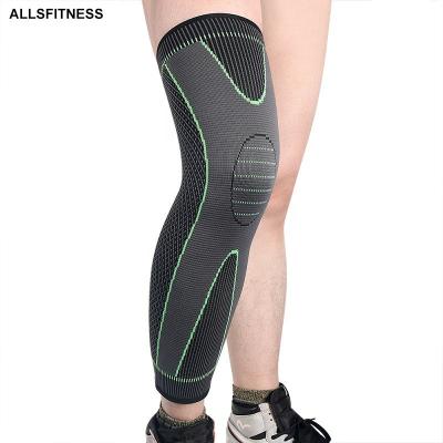 China High-performance anti-slip system fabric absorbs sweat & Odorless Sports Knee Pads Are Suitable For Running, Arthritis, And Joint Pain Relief Knitted Nylon Sports Extended Knee Pads for sale