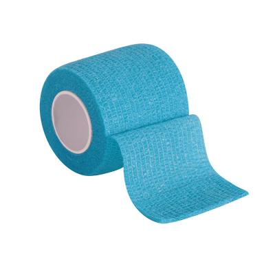 China Nonwoven+spandex Self Adhesive Cohesive Wrap Ladman Elastic Cohesive Bandage for sale