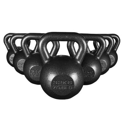 China 2021 Durable Cast Iron Paint Spray Paint Kettle Dumbbell 8/10/16/20/50kg Hot Selling Gym Family Classic Lifting Kettlebell for sale