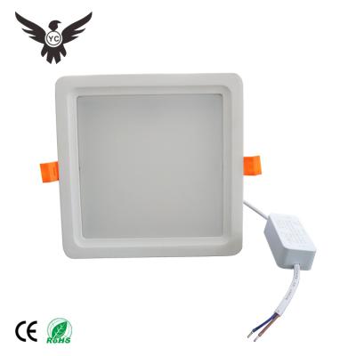 China New Residential Indoor Office Hotel Mini SMD 9w 12W Recessed Lamp 12Watt Super Slim Slim Square LED Recessed Downlight for sale