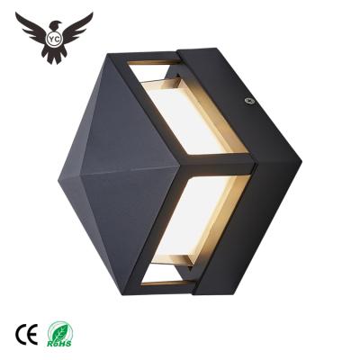 China Best Selling12W Vintage Antique Garden Style Outdoor Waterproof Led Garden Wall Lamp for sale