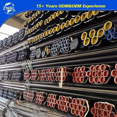 China ASTM A106 API 5L ASTM A53 Grade B Sch40 Oil Steel Pipe/ Seamless Steel Tube Non-Oiled for sale