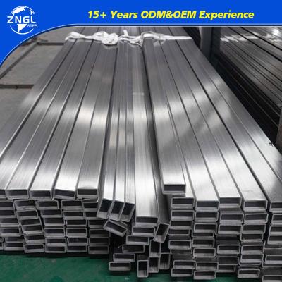 China Tubos cuadrados de acero inoxidable AISI ASTM Tubo sin costura 201/304/310/316/316L/321/904/2205/2507 Galvanizado laminado en caliente a frío en venta