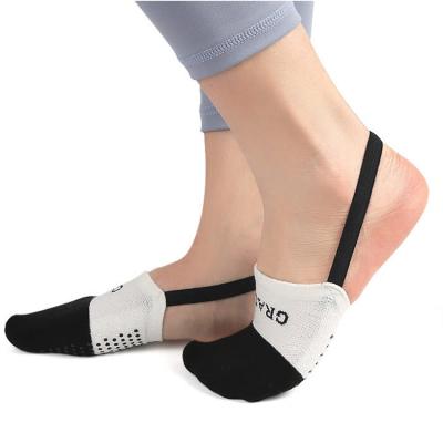 China Breathable Half Socks Breathable Sweat-absorbing Professional Manufacture Distributing Non-slip Half Palm Yoga Socks Dance Socks Cover for sale