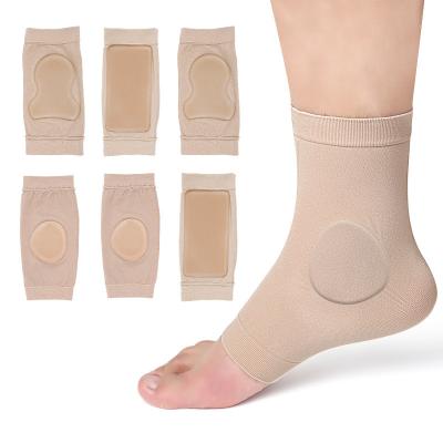 China New Hot Selling Women's Flexible Heel Foot Protector SEBS Ankle Sports Anti-Cracking Socks Heel Protector for sale