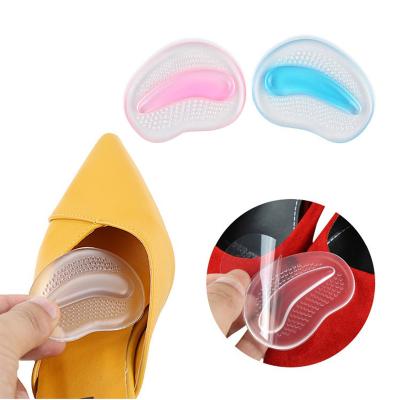 China Massage And Non Slip High Heel Cushions Ball Foot Pads Non Slip Shoe Inserts Forefoot Massage Pads Half Insole For Women for sale