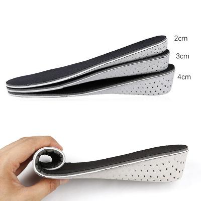 China In Shoe EVA Full Length Comfort Invisible Height Increase Shoe Lift Foam Insole With Optional Height Insole for sale